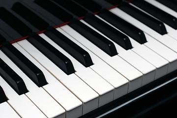 Image showing Piano keys