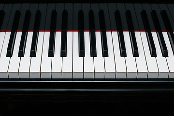 Image showing Piano keys