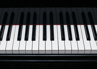 Image showing piano keys