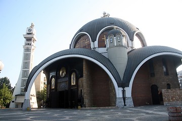 Image showing Saint Clement orthodox church, Skopje Macedonia