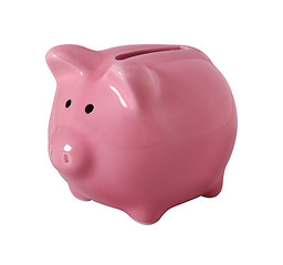 Image showing Piggybank isolated on white with clipping path