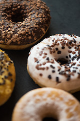 Image showing Set of donuts