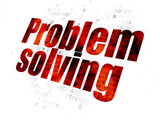 Image showing Business concept: Problem Solving on Digital background