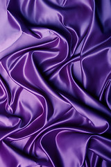 Image showing Purple silk