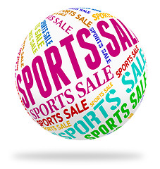 Image showing Sports Sale Indicates Physical Recreation And Bargain