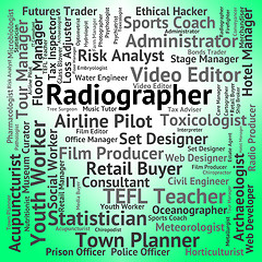 Image showing Radiographer Job Shows Career Recruitment And Hiring