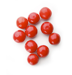 Image showing Red balls on white