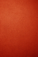 Image showing Red leather - Macro