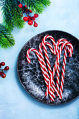 Image showing candycanes