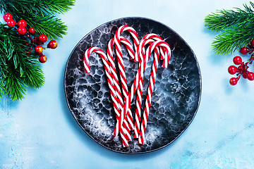 Image showing candycanes