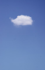 Image showing Lonely cloud