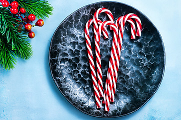 Image showing candycanes