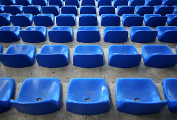 Image showing Stadium seats