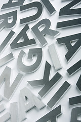 Image showing Stainless steel letters