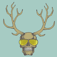 Image showing Vector skull illustration