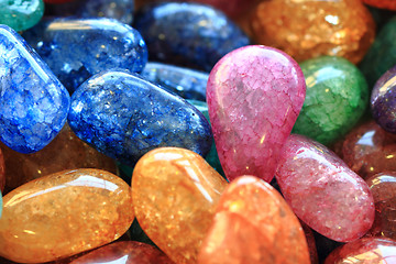 Image showing natural color gems background 