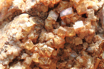 Image showing fluorite mineral cubes