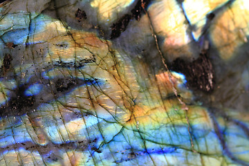 Image showing labradorite mineral background