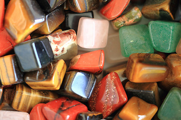 Image showing natural color gems background 