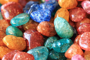 Image showing natural color gems background 