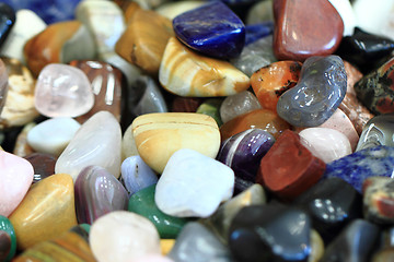 Image showing natural color gems background 