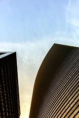 Image showing Skyscrapers against blue sky