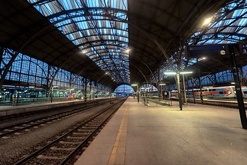 Image showing Railway station interior