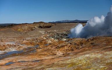 Image showing Geothermally active valley