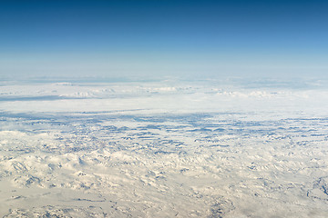 Image showing Aerial photo of Iceland