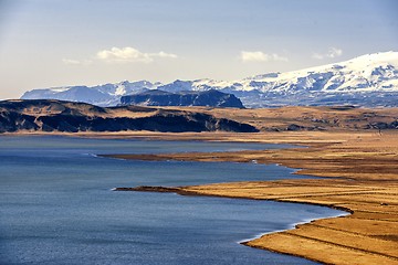 Image showing Aerial view near Vik