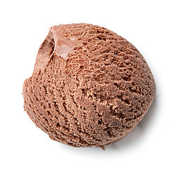 Image showing chocolate ice cream