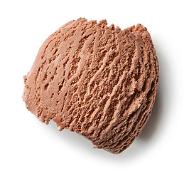 Image showing chocolate ice cream