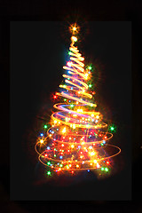 Image showing color christmas tree 