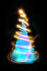 Image showing color christmas tree 