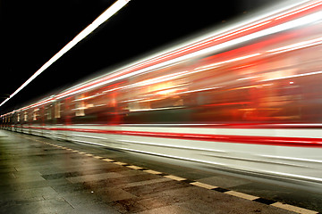 Image showing subway in the prague (transportation background)