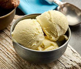 Image showing vanilla ice cream