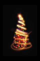 Image showing color christmas tree 