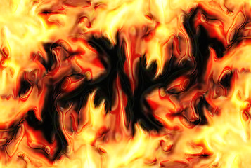 Image showing abstract fire texture