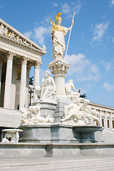 Image showing parlament in Vienna