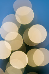 Image showing Out of focus christmas tree lights