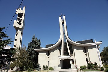 Image showing Cathedral Sacred Heart of Jesus, Skopje, Macedonia