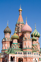 Image showing Saint Basil's Cathedral Church in Moscow
