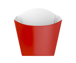 Image showing Red box for french fries