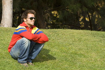 Image showing Relax at the park