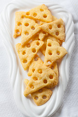 Image showing Cheese crackers