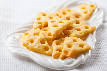 Image showing Cheese crackers