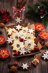 Image showing Homemade cookies for Christmas