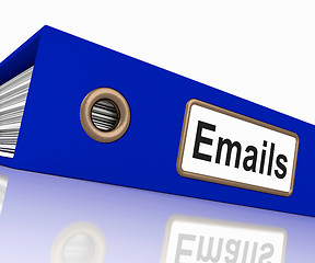 Image showing Emails File Showing Contacts and Correspondence