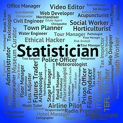 Image showing Statistician Job Indicates Analyst Stats And Hiring