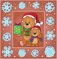 Image showing Christmas thematics greeting card 2